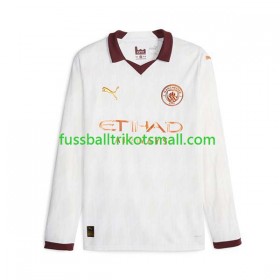 Fußballtrikots Manchester City 2023-2024 Langarm Auswärts-trikot kaufen